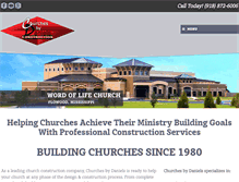 Tablet Screenshot of churchesbydaniels.com